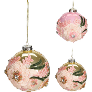 Набір ялинкових куль Christmas Decoration 10 см 6 шт (ACT504710) краща модель в Луцьку