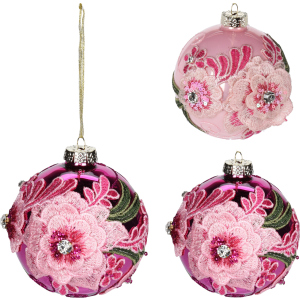 Набір ялинкових куль Christmas Decoration 10 см 6 шт (ACT504730) краща модель в Луцьку