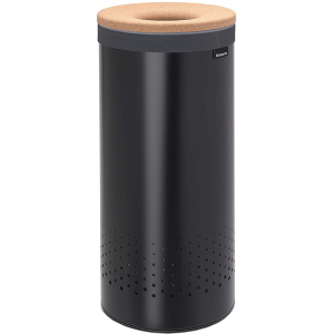 Бак для белья Brabantia 35 л 66.5х30х30 см Black (120008) лучшая модель в Луцке