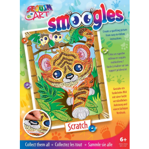 Набор для творчества Sequin Art Smoogles Тигр 25х34 см (SA1815) в Луцке