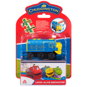 Іграшка Chuggington Паровозик Брюстер з механічною функцією та пазлом (EU890302) ТОП в Луцьку