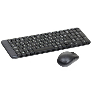 Комплект Logitech Wireless Desktop MK220 (920-003169) Black лучшая модель в Луцке