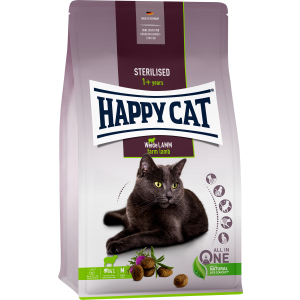 Сухий корм Happy Cat Sterilised Weide Lamm для дорослих стерилізованих кішок зі смаком ягняти 10 кг (70586 / 4001967140712) в Луцьку