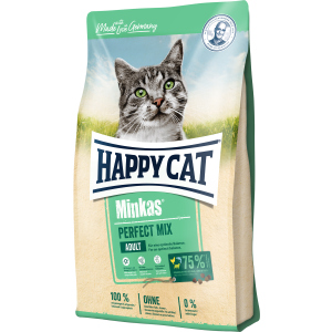 купить Сухой корм Happy Cat Minkas Perfect Mix для взрослых кошек с птицей, ягненком и рыбой 4 кг (70415 / 4001967074314)