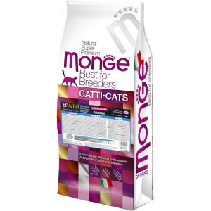 Сухий корм для кішок Monge Cat Bwild Low Grain з анчоусом 10 кг (8009470004930) ТОП в Луцьку