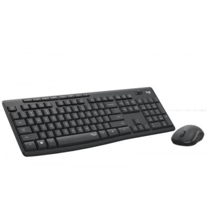 Комплект (клавіатура, миша) бездротовий Logitech MK295 Combo Black USB (920-009807) краща модель в Луцьку