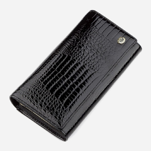 Кошелек ST Leather Accessories 18426 Черный лучшая модель в Луцке