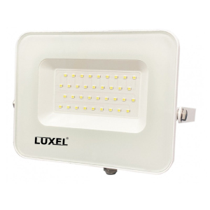 Светодиодный белый прожектор Luxel 200х180х28мм 175-260V 30W IP65 (LED-LPEW-30С)