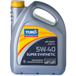 Моторна олива Yuko Super Synthetic 5W-40 4 л в Луцке