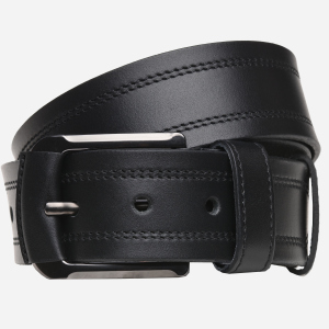 Мужской ремень кожаный Sergio Torri 17450 115-125 см Черный (2000000013824-1) лучшая модель в Луцке