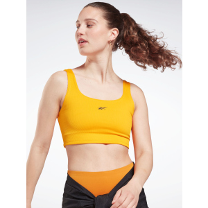 Спортивний топ Reebok Wor Rib Bralette Sesogo GS1951 L Semi Solar Gold (4064057999195) в Луцьку