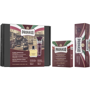 Подарочный набор для бритья Proraso Деликатное бритье и уход для жесткой щетины с сандаловым маслом и маслом дерева Ши Крем 150 мл + Лосьон 100 мл (8004395004775) лучшая модель в Луцке