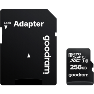 купити Goodram microSD 256GB Class 10 UHS-I (M1AA-2560R12)