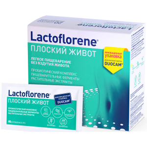 Біологічно активна добавка Lactoflorene Плоский живіт 20 пакетиків (8004995458770) ТОП в Луцьку