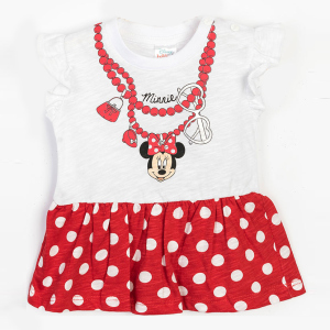 Сукня Disney Minnie Mouse MN15545 68-74 см Біла з червоним (8691109789860) ТОП в Луцьку