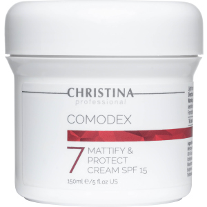 Матирующий защитный крем Christina Comodex Mattify & Protect Cream SPF 15 150 мл (7290100366424) ТОП в Луцке