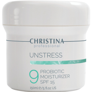 Увлажняющее средство Christina Пробиотик Unstress ProBiotic Moisturizer SPF 15 150 мл (7290100366417) надежный