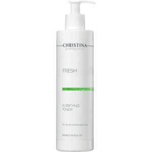 Очищающий тоник с лемонграссом Christina Fresh Purifying Toner for oily skin with Lemongrass 300 мл (7290100360071)