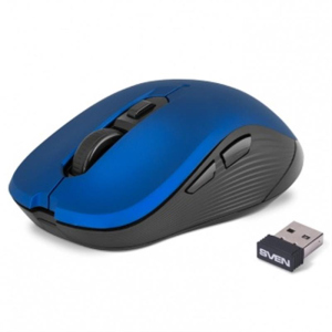 хорошая модель Мышь Wireless Sven RX-560SW Blue USB