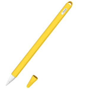 Чохол TPU Goojodoq Hybrid Ear для стілуса Apple Pencil 2 Yellow краща модель в Луцьку