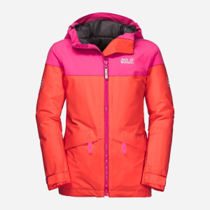 Зимова куртка Jack Wolfskin Powder Mountain Jacket Girls 1608121-3032 140 см Оранжева (4060477299679) в Луцьку