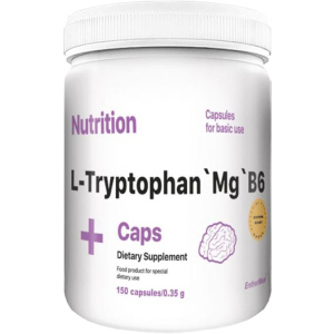 Антистрес комплекс L-Триптофан Магній B6 EntherMeal L-Tryptophan Mg B6 150 капсул (TRMGB150AB120) в Луцьку