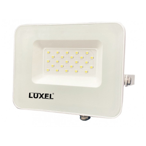 Світлодіодний білий прожектор Luxel 162х144х28мм 175-260V 20W IP65 (LED-LPEW-20С)