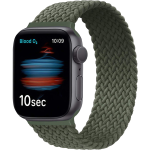 Ремешок Promate Fusion-44S для Apple Watch 42-44 мм 1/2/3/4/5/6/7/SE Green (fusion-44s.green) в Луцке