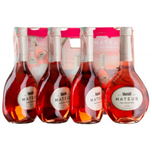 Вино Mateus Rose Multi-Pack рожеве напівсухе 0.25 л 4 шт 11% (5601012011425) краща модель в Луцьку