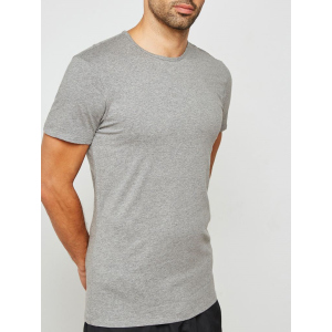 Футболка Puma Basic Men's Crew Neck T-Shirt 2P 90730703 L 2 шт Grey (8718824591971) ТОП в Луцке