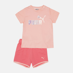 Спортивний костюм дитячий Puma Minicats Set 58662226 86 см Apricot Blush (4063697350823) ТОП в Луцьку