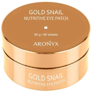 Гідрогелеві патчі для очей Medi Flower Aronyx Gold Snail Nutritive Eye Patch з муцином равлики та золотом 60 шт (8809460461015) в Луцьку