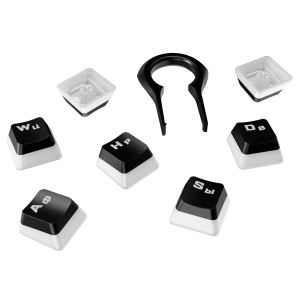 Набір ковпачків для механічних клавіатур HyperX Pudding Keycaps (HKCPXA-BK-RU/G) краща модель в Луцьку