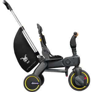 Складаний триколісний велосипед Doona Liki Trike S5 Nitro Black (SP550-99-033-015) в Луцьку