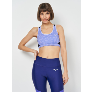 купить Спортивный топ Mizuno Alpha Graphic Bra J2GA170465 M Фиолетовый (5059431208832)