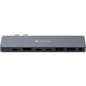 Мультипортова док-станція Canyon 8-в-1 USB Type C (CNS-TDS08DG) в Луцьку