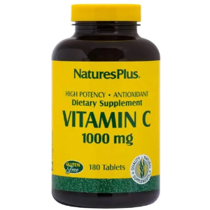 Вітамін C, Vitamin C, 1000 мг, Nature's Plus, 180 таблеток (097467022904) ТОП в Луцьку