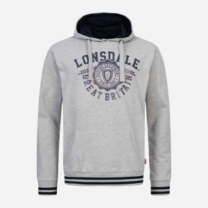 Худи Lonsdale Daccombe 117140 2XL MarlGrey/Navy (4251522378436)