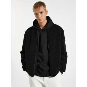 Бомбер Pull & Bear 9710/541/800 XL Черный (09710541800052) лучшая модель в Луцке