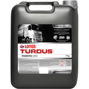 Моторна олія Lotos Turdus Powertec 3000 CI-4 10W-40 17 кг (WF-P703L40-000) краща модель в Луцьку