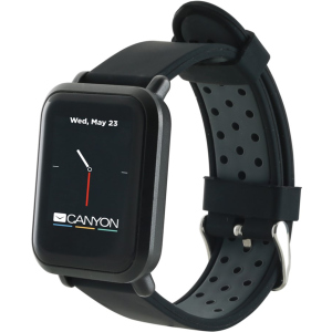 Смарт-часы Canyon Sanchal Black (CNS-SW73BB) лучшая модель в Луцке