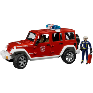 Пожежний джип Bruder Wrangler Unlimited Rubicon із фігуркою пожежного (02528) в Луцьку