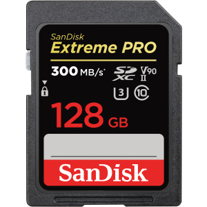 SanDisk Extreme PRO SDXC 128GB Class 10 UHS-II V90 (SDSDXDK-128G-GN4IN) ТОП в Луцьку