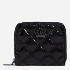 Кошелек женский Guess Cessily Slg Small Zip Around SWKM7679370-BLA Черный (8000702444285) ТОП в Луцке