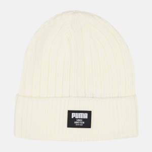 Шапка Puma Ribbed Classic Beanie 2283108 Слонова кістка (4064533034150) в Луцьку