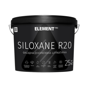 Фасадна штукатурка ELEMENT PRO SILOXANE R20 25 кг Прозора в Луцьку