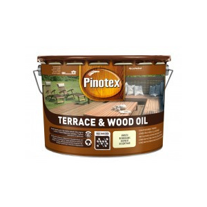 PINOTEX TERRACE & WOOD OIL Тонована атмосферостійка деревозахисна олія 10 л краща модель в Луцьку