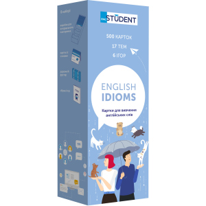Карточки для изучения английского English Student English Idioms (9786177702312) лучшая модель в Луцке