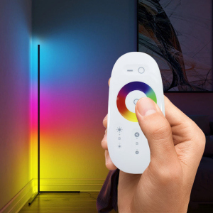 Кутовий світильник з підсвічуванням торшер Lesko YL6002 RGB+Пульт дистанційного керування підлоговий (F_7967-29272) ТОП в Луцьку