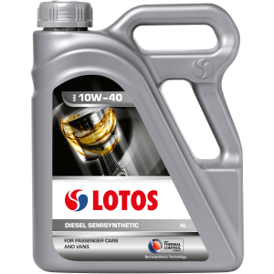 Масло моторное Lotos Oil Semisyntetic Diesel CF 10W-40 4 л (WF-K400N40-0H0) в Луцке